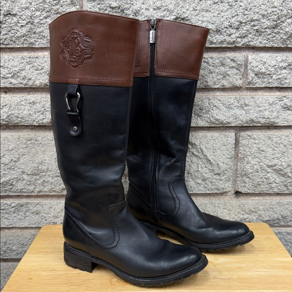 Blondo Black and Brown Winter Boots